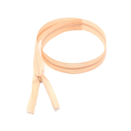 Nylon Invisible Zipper Fastener FIND-WH0062-26D-1