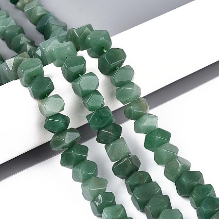 Natural Green Aventurine Beads Strands G-D091-A28-1