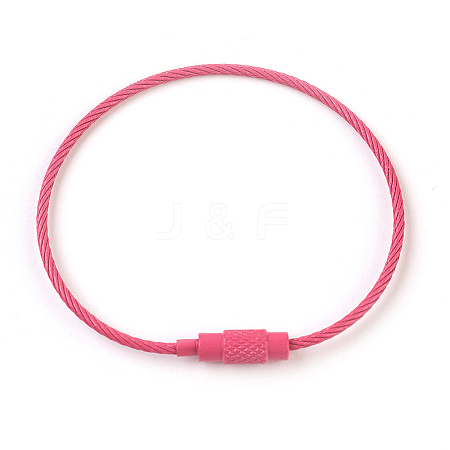 Steel Wire Bracelet Making MAK-F025-B10-1