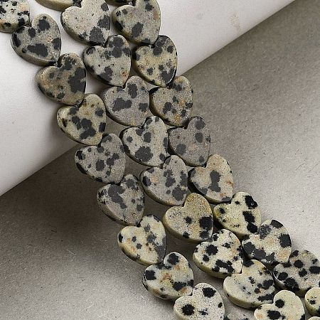 Natural Dalmatian Jasper Beads Strands X-G-M403-A31-03-1