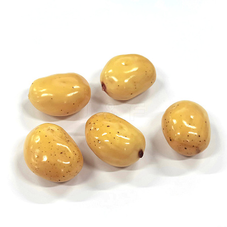 Mini Foam Imitation Potatoes DJEW-WH0039-74-1
