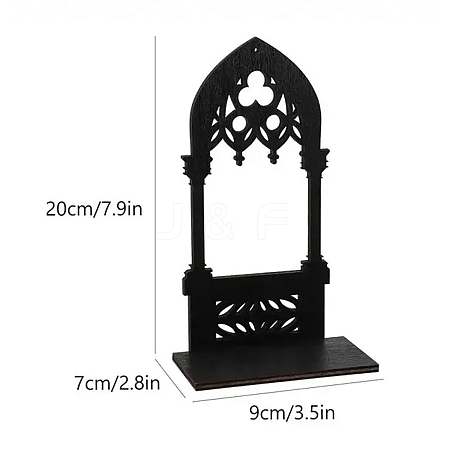 Gothic Wood Candlestick PW-WGA6AEA-02-1