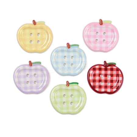 4-Hole Plastic Buttons FIND-Z077-04-1