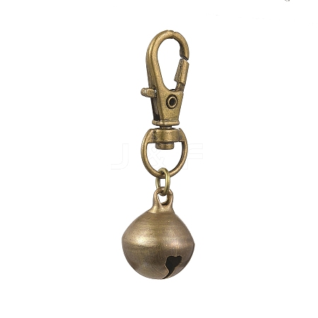 Iron Bell Pendant Decorations HJEW-JM02453-1