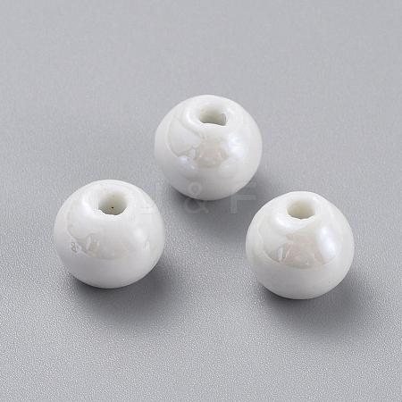 Handmade Porcelain Beads PORC-D001-14mm-04-1