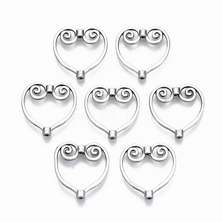 Tibetan Style Alloy Bead Frames TIBEB-N005-036AS-RS-1