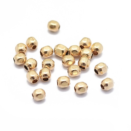 Yellow Gold Filled Beads KK-L183-035C-1