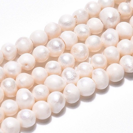 Natural Cultured Freshwater Pearl Beads Strands PEAR-N013-03D-01-1