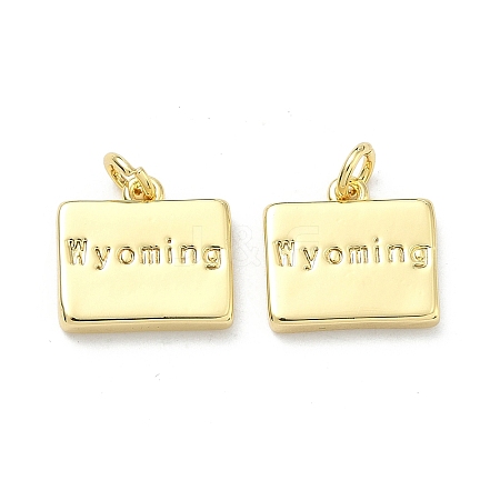 Brass Pendants KK-D229-22A-G-1
