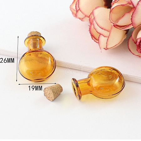 Miniature Glass Bottles MIMO-PW0001-035C-1