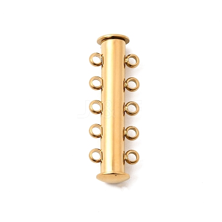 304 Stainless Steel Slide Lock Clasps STAS-F350-05D-G-1