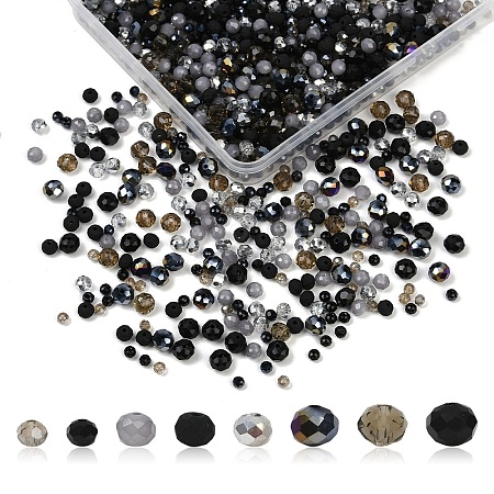 1050Pcs 10 Styles Glass Beads GLAA-YW0004-19A-1
