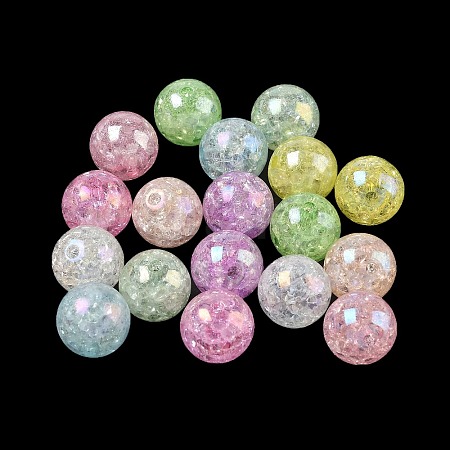Transparent Crackle Acrylic Beads AC-CBA4496-05D-1