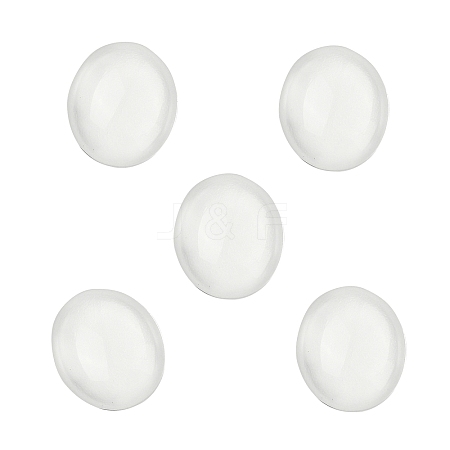 Natural Quartz Crystal Cabochons G-G290-06A-1