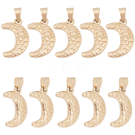10Pcs 304 Stainless Steel Pendants STAS-UN0028-72-1