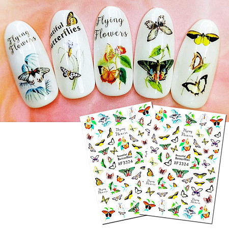 Foil Transfer Autumn Nail Art Sticker MRMJ-T078-235J-1