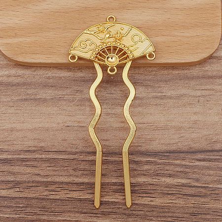 Ancient Style Alloy with Iron Hair Fork Finding PW-WG5E3DD-01-1