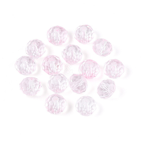 Baking Paint Transparent Glass Beads GLAA-N011-10mm-10-1