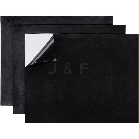 Rectangle Self Adhesive Velvet Patches AJEW-WH20011-11A-1