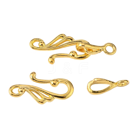 Tibetan Style Hook and Eye Clasps K08ZJ011-1