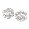 Hammered 304 Stainless Steel Pendants STAS-P424-07P-2