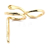 Brass Micro Pave Cubic Zirconia Cuff Rings RJEW-F116-14G-3