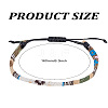 1Pc Bohemian Style Handmade Cotton Cord Braided Bracelets for Women BJEW-LP0004-17-3