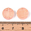 Transparent Spray Painted Glass Beads GLAA-S190-007A-06-3