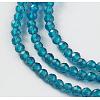 Glass Beads Strands X-EGLA-E057-02B-10-2