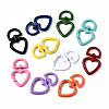 Spray Painted Eco-Friendly Alloy Swivel Snap Hooks Clasps PALLOY-T080-07-NR-2