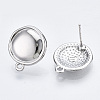 Alloy Stud Earring Findings PALLOY-T064-83P-RS-2