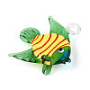 Handmade Lampwork Pendants LAMP-T025-02C-2