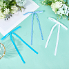 30Pcs 3 Colors Velvet Bowknot AJEW-CN0003-72A-3