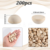 Unfinished Natural Wood Cabochons WOOD-SP0001-55B-2