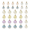 Craftdady 64Pcs 8 Style ABS Plastic Imitation Pearl Charms PACR-CD0001-03-2