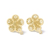 304 Stainless Steel Stud Earrings Finding X-STAS-C061-02G-1
