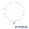 Brass Micro Pave Cubic Zirconia Pendant Necklace NJEW-JN02672-01-2