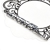 10Pcs 10 Styles Vintage Lace Waterproof PET Stickers Sets DIY-M066-05D-6