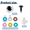 1 Bag Plastic Safety Craft Eye Sets DIY-FH0010-70B-2