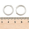 Brass Huggie Hoop Earrings EJEW-K083-29P-4