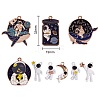 18 Pcs 9 Styles Alloy Pendants FIND-SZ0001-22-2