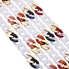 Transparent Acrylic Handmade Curb Chain AJEW-TA0001-10-12