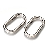 Zinc Alloy Spring Gate Rings PALLOY-C100-03P-03-2