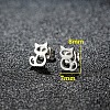 201 Stainless Steel Stud Earrings FS-WGB18B1-02-1