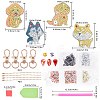 DIY Diamond Painting Keychain Kits DIY-WH0166-39-2