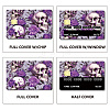 Rectangle PVC Plastic Waterproof Card Stickers DIY-WH0432-366-4