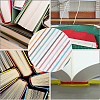 12Pcs 12 Colors Polyester Book Headbands OCOR-FH0001-34-6