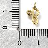 Brass Micro Pave Cubic Zirconia Pendants KK-B132-12G-G-3