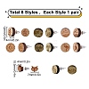 SUNNYCLUE Natural Wood Stud Earrings EJEW-SC0001-21P-2