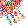 Opaque Acrylic European Beads OACR-S072-04A-1